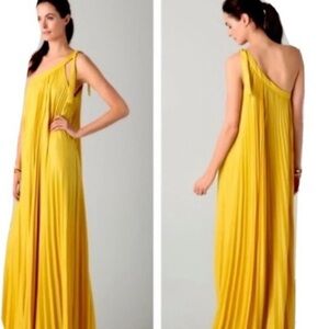 BCBG Max Azria pleated  Maxi Dress